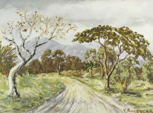 V Rosevear - Dirt road through the trees