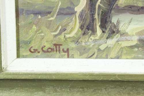 G Catty (Guiseppe Cataruzza) - Tree & river