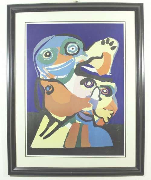 Carel Appel - Abstract face
