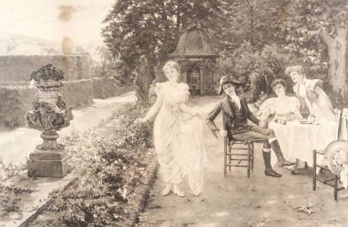 Hermann Koch - Munchen - Victorian scene