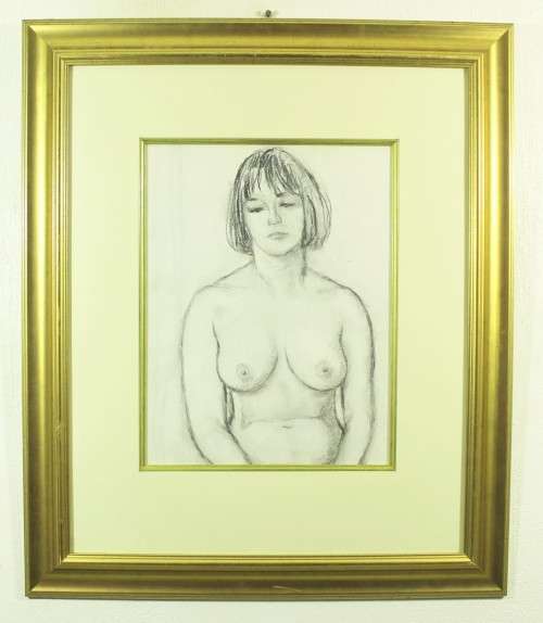 Robert Broadley - Nude study - Charcoal