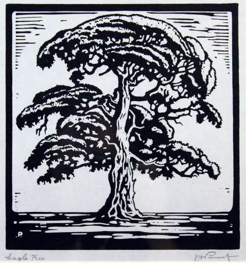 Pierneef - Single tree - A beautiful photo lithograph!! Bid now!
