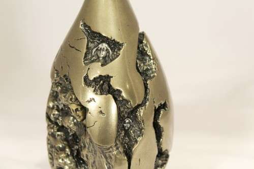 Giovanni Schoeman - Hide and seek vase - Posthumous casting - Magnificent!! Bid now!!