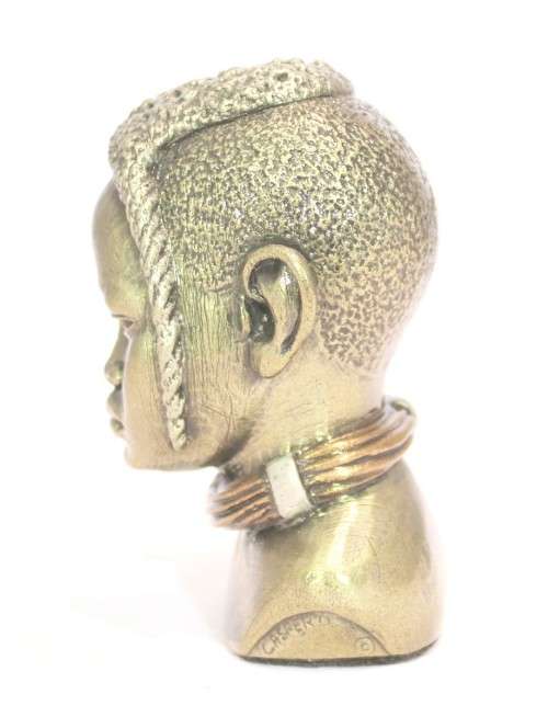 Casper Darare - Himba girl - Cold casting - Magnificent!! Bid now!