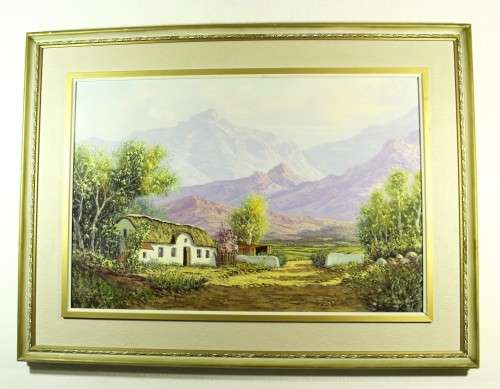 Reg Grattan - Farm cottage, Ceres