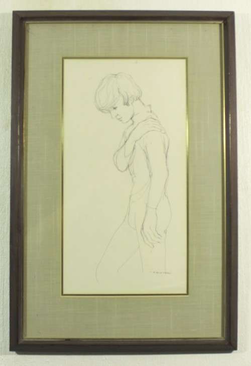 Fleur Ferri - Acrobat - Pen / Ink on paper