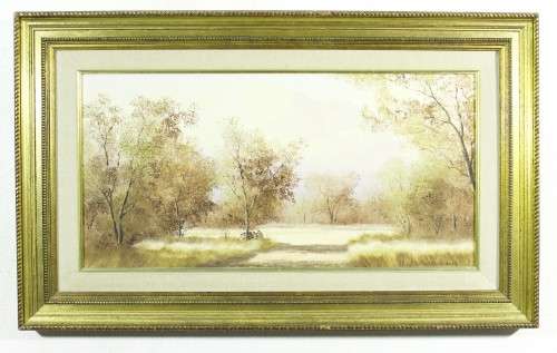 Thomas Hacking - Dirt road - A beautiful painting! Bid now!