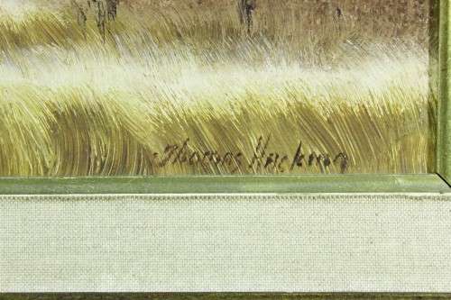 Thomas Hacking - Dirt road - A beautiful painting! Bid now!