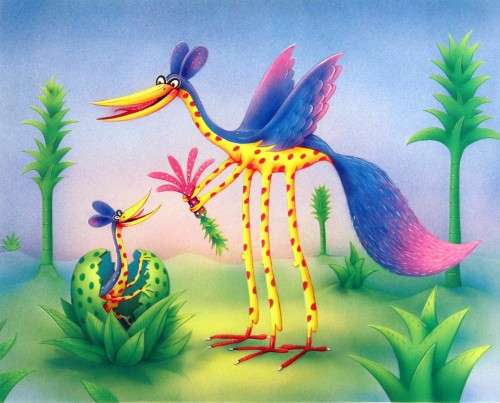 Norman Catherine - Feeding baby twittering Twook - Investment art!! - Bid now! *Free courier