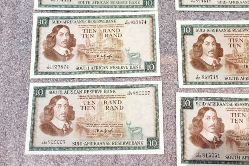R10 - TW de Jongh - Nine notes - Good, used condition - Low price - Bid now!