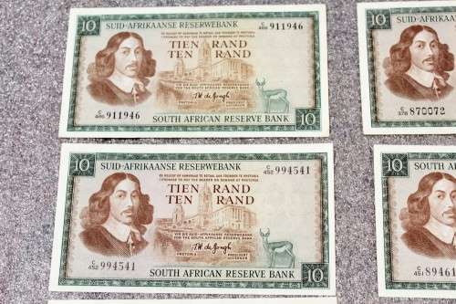 R10 - TW de Jongh - Nine notes - Good, used condition - Low price - Bid now!