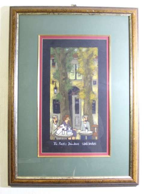 Sandi Beukes - The Pastis Drinkers - A magnificent treasure - Bid now! - *Free courier!