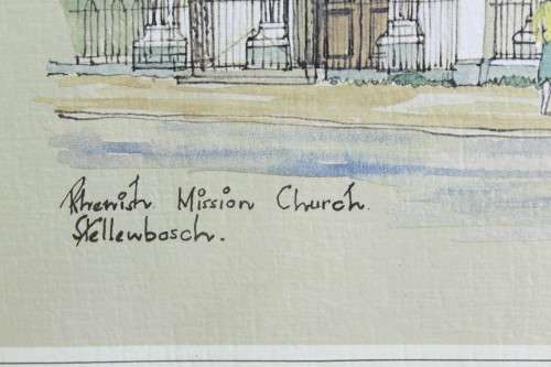 Peter Kent - Rhenish Mission Church -  Stellenbosch