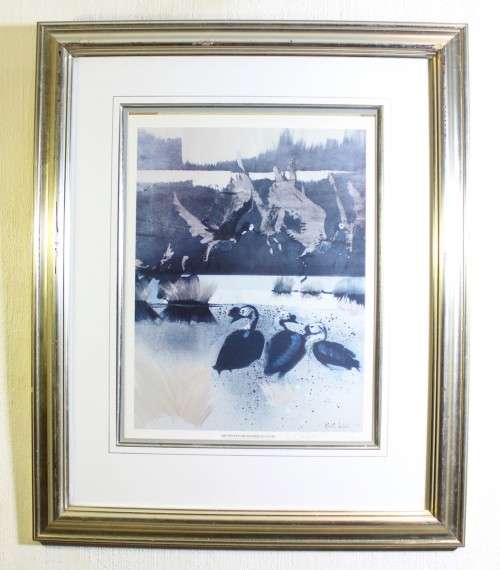 Keith Joubert - Limited edition Litho - Whitefaced ducs