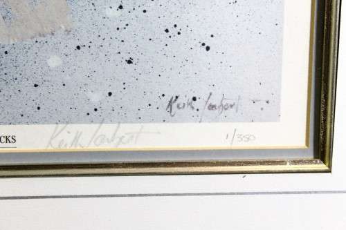 Keith Joubert - Limited edition Litho - Whitefaced ducs