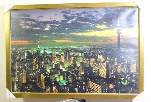 Aerial photograph of Johannesburg