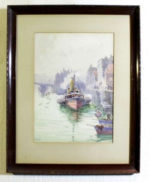 Gertrude Dakhyl - harbor scene