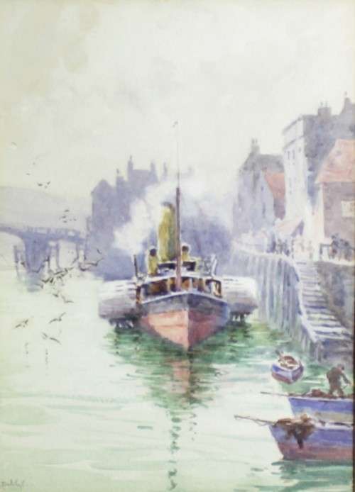 Gertrude Dakhyl - harbor scene