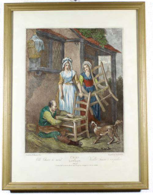 Cries of London - Old chairs to mend - A classical piece! Bid now!