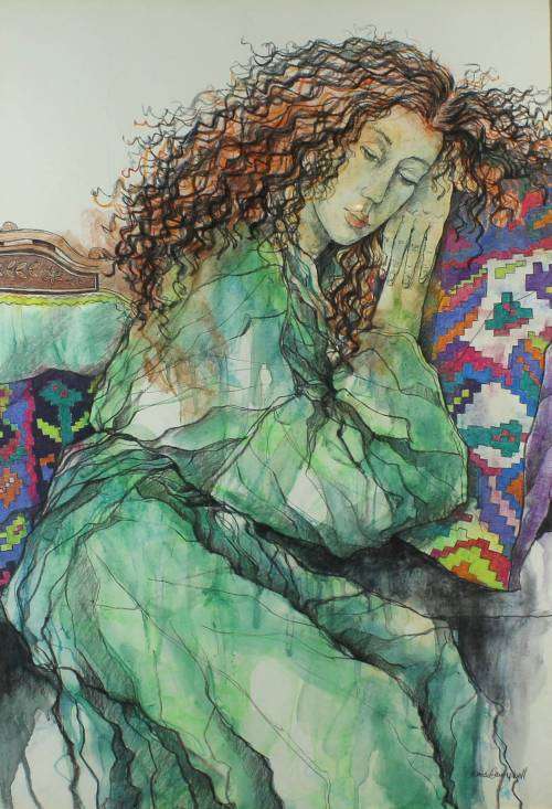 Loraine Campbell - Lady sleeping