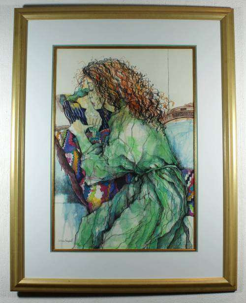 Loraine Campbell - Lady reflecting
