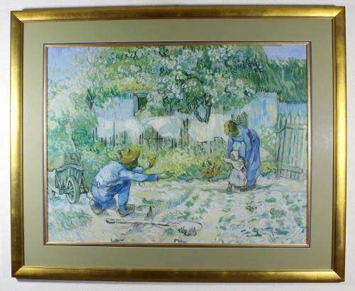 Vincent van Goch - First steps, after Millet