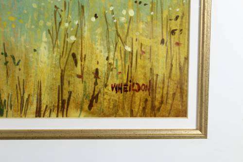 Wheildon - Moorcroft - House and a pond