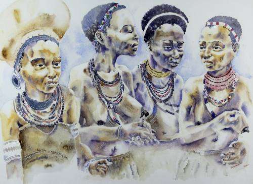 Khumbulani Ndlovu - Four maidens