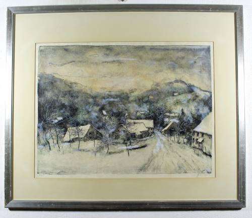 Bernard Gantner - Hand colored lithograph