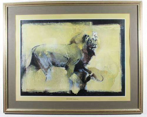 Keith Joubert - Limited edition lithoprint - The Lion