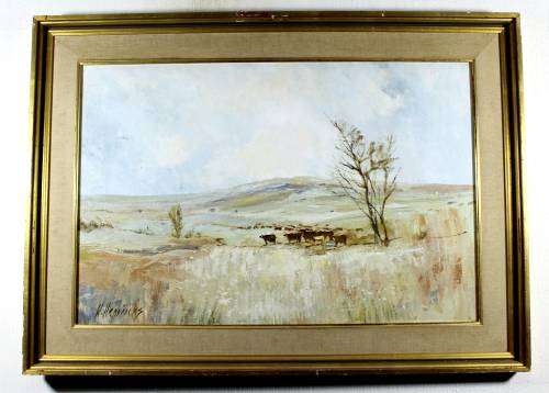 W Hendricks - Landscape with cattle