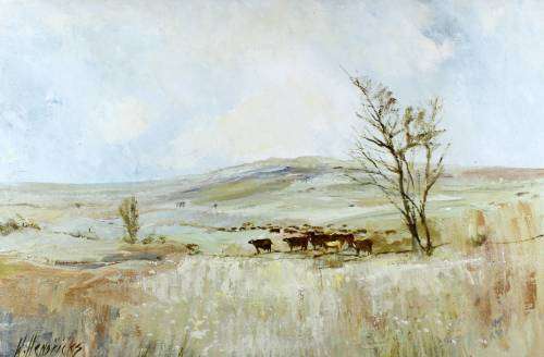W Hendricks - Landscape with cattle
