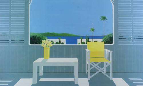 Unsigned silkscreen - Interior scene
