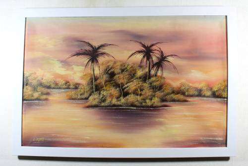 E Ngoma - Lake scene with island