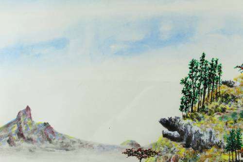 J Muttetti - Road up the mountain
