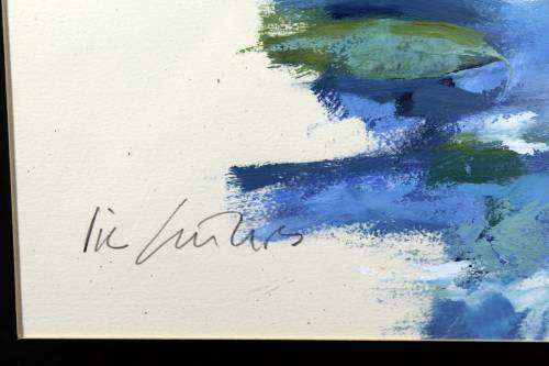 Vic Guhrs - Saddle-Billed Stork standing amongst waterlilies! - A treasure, bid now!! *Free courier!