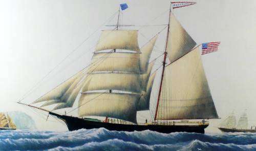 The Mary A.Davis - Yacht at Sea