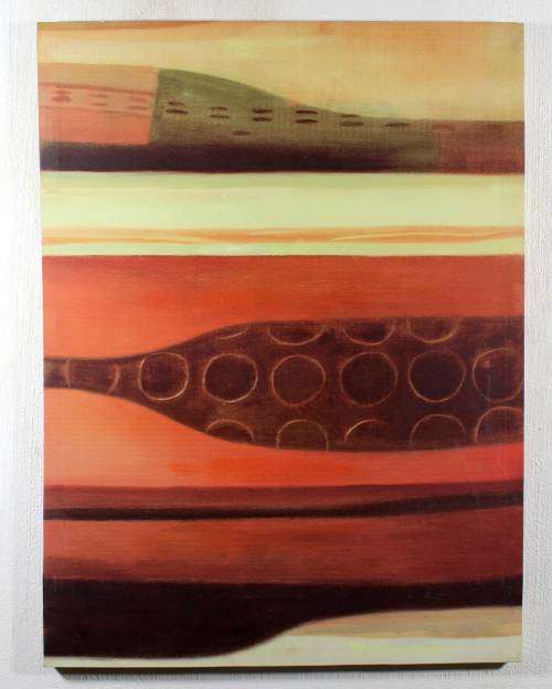 Unsigned - Decorative Abstract Art - Print with Oil