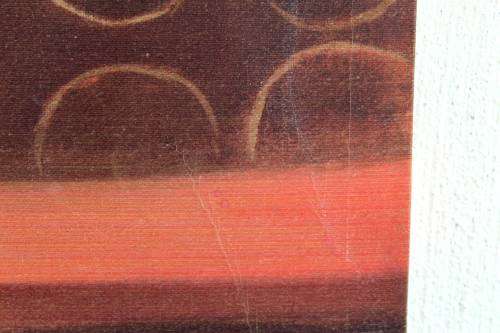 Unsigned - Decorative Abstract Art - Print with Oil