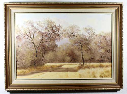 Thomas Hacking - Dirt Road in the Bushveld - A stunner! - Bid now!