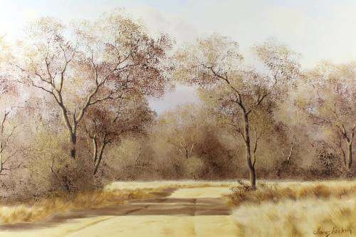 Thomas Hacking - Dirt Road in the Bushveld - A stunner! - Bid now!