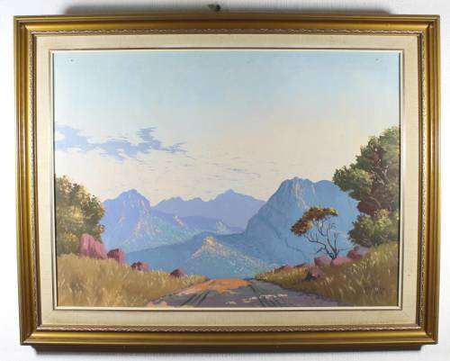 AS Venter - road into the mountains