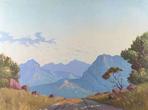 AS Venter - road into the mountains