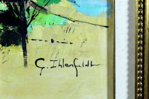Gertie Ihlenfeldt - Trees Against A Mountain Backdrop