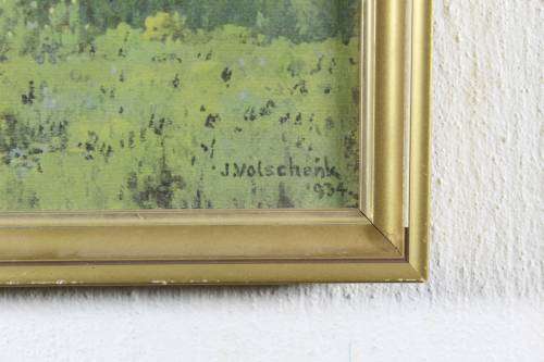 JEA Volschenk - Landscape with Mountains - A Beauty! - Bid now!!