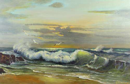 K Rose Innes - Sunrise Umlanga Rocks