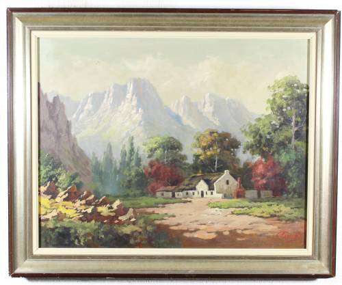 Gino Fasciotti - Landscape - Beautiful investment painting! - Bid now! * Free Courier *