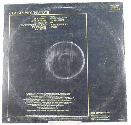 Classix Nouveaux - La Verite - LP