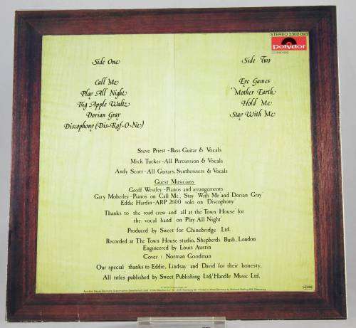 Sweet - desolation boulevard + two other - three LP`s - treasures from 1974 to 1979