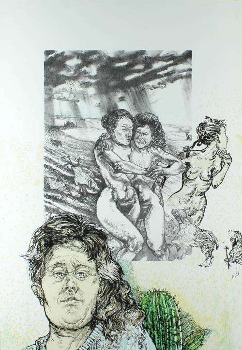 Diane Victor - Going to the dogs - Triptych